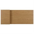 Safavieh Demora Asymmetrical Open Shelf Wood Coffee Table in Oak