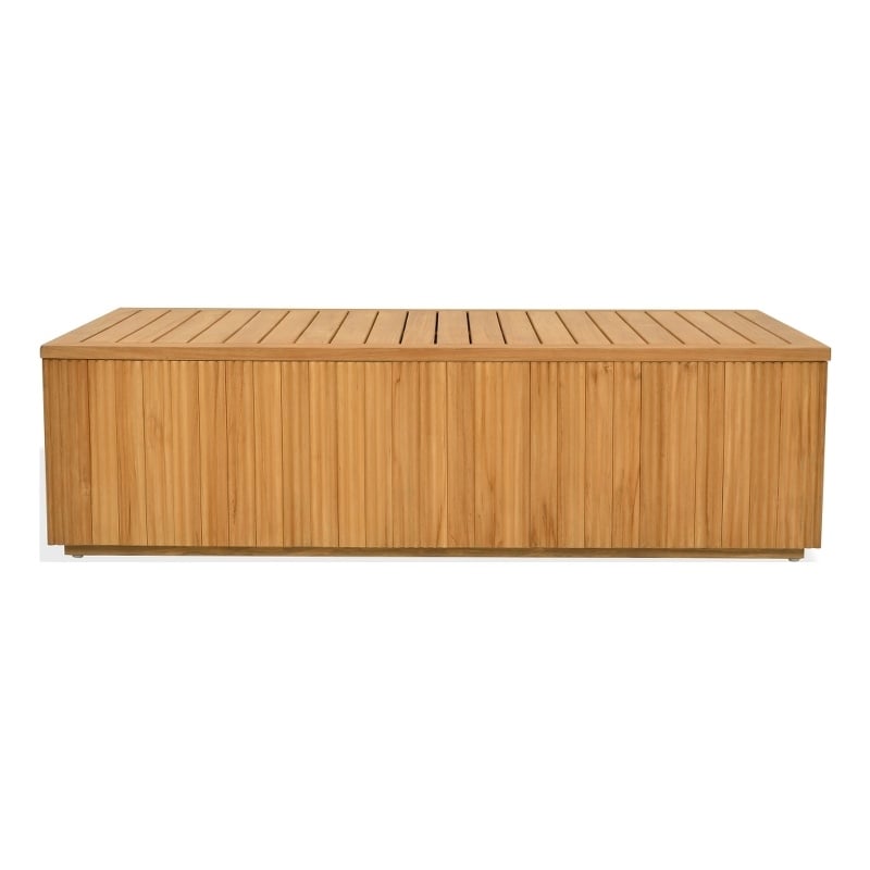 Safavieh St Lucia Teak Wood Coffee Table in Natural