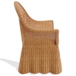 Safavieh Hylda Rattan Dining Chair in Natural / White