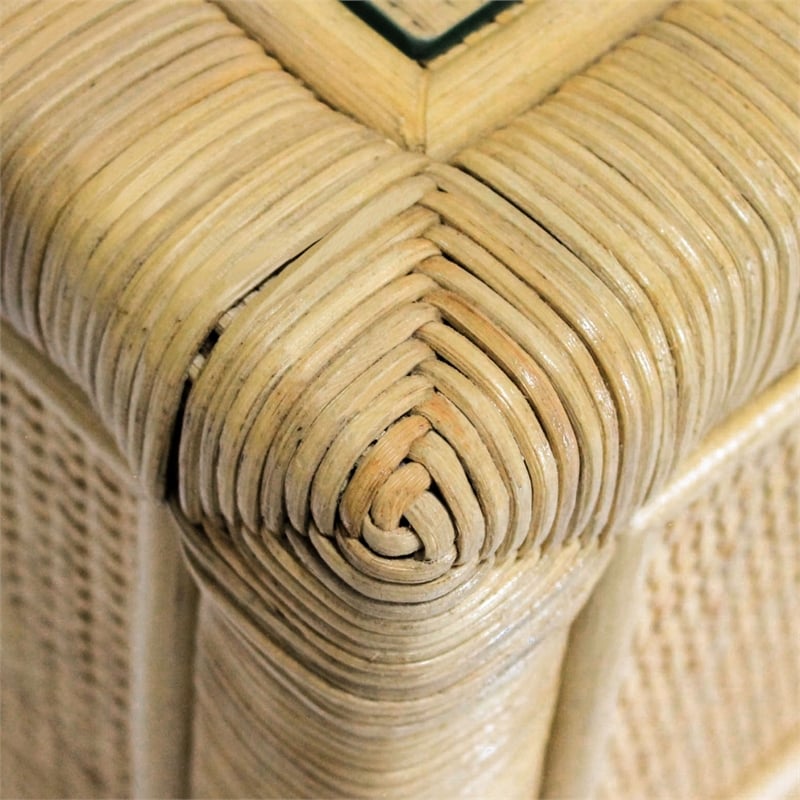 Safavieh Lambert Rattan Nightstand in Natural