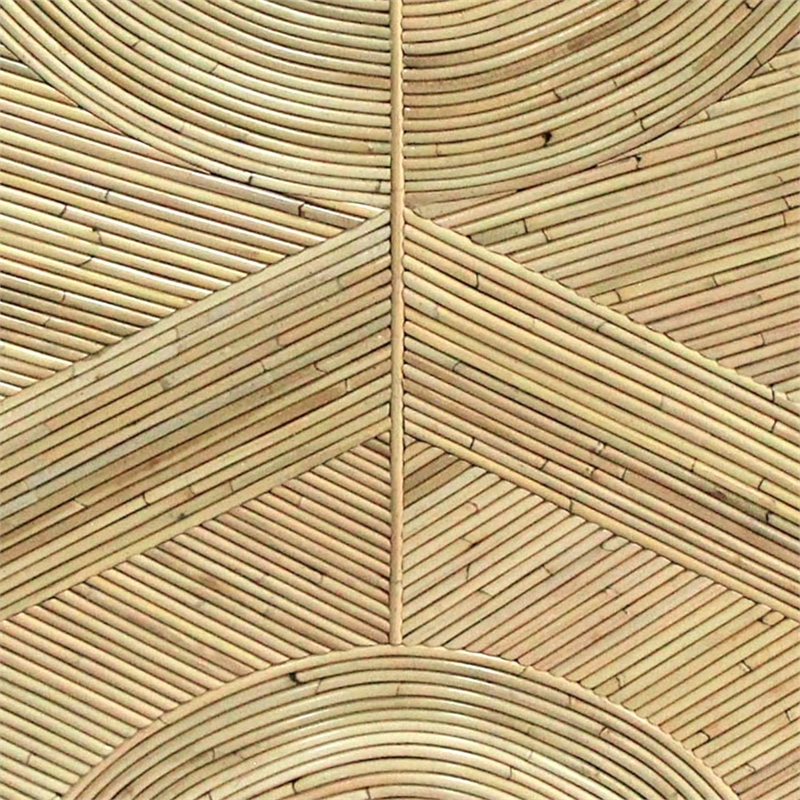 Safavieh Oswald Rattan Round Coffee Table in Natural