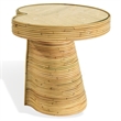 Safavieh Nile Rattan Short Accent Table in Natural