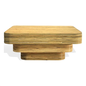 Safavieh Maryellen Rattan Coffee Table in Natural