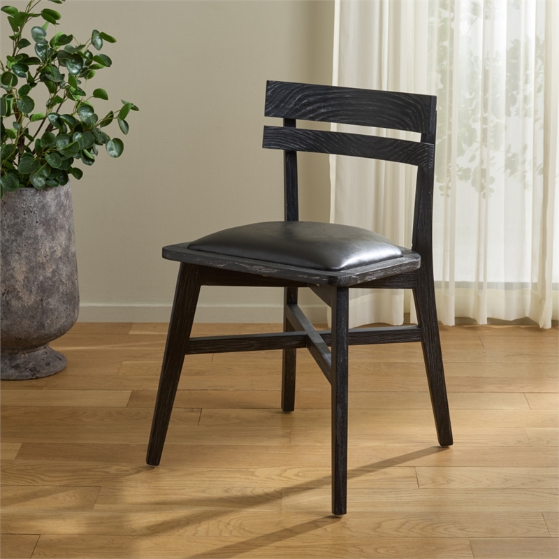 Safavieh Casper Wood Dining Chair in Black