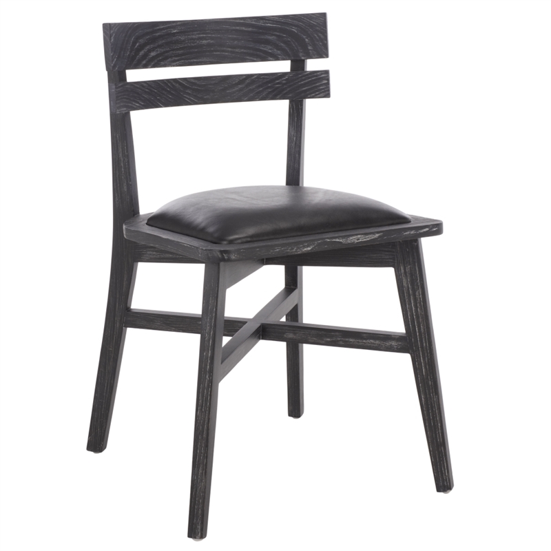 Safavieh Casper Wood Dining Chair in Black