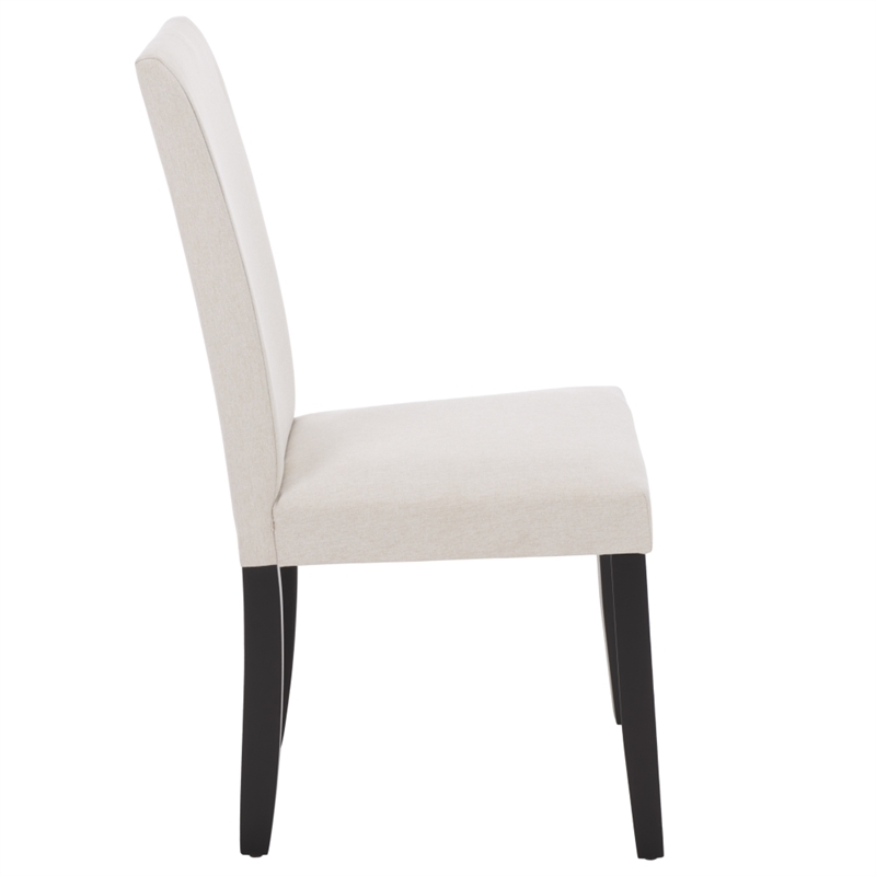 Safavieh Wyecreek Wood Dining Chair in Cream / Black