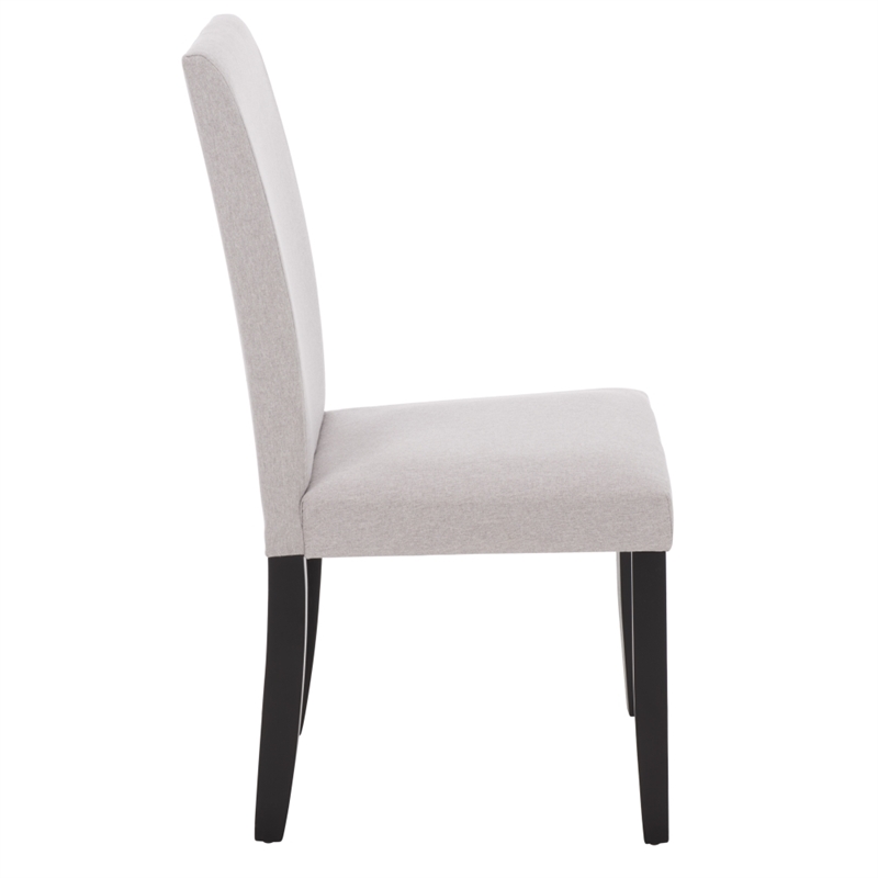Safavieh Wyecreek Wood Dining Chair in Light Gray / Black