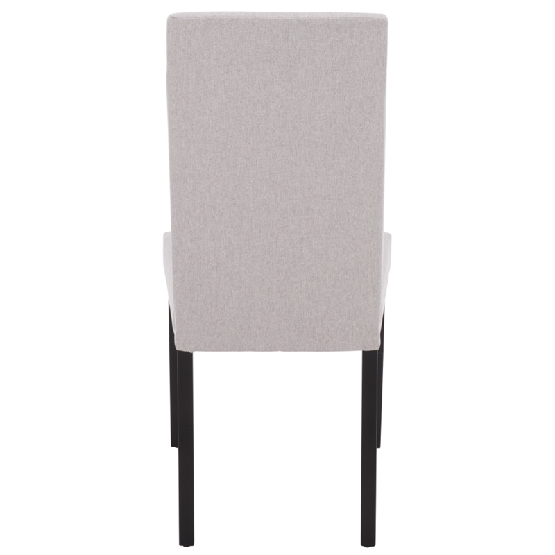 Safavieh Wyecreek Wood Dining Chair in Light Gray / Black
