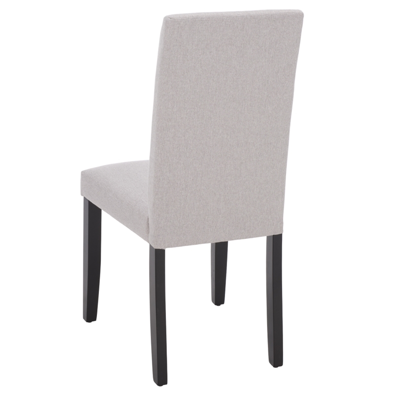 Safavieh Wyecreek Wood Dining Chair in Light Gray / Black
