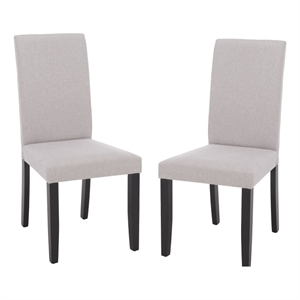 Safavieh Wyecreek Wood Dining Chair in Light Gray / Black