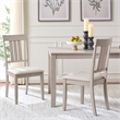 Safavieh Portside Wood Dining Chair in Cream / Gray