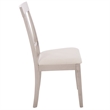Safavieh Portside Wood Dining Chair in Cream / Gray