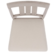 Safavieh Portside Wood Dining Chair in Cream / Gray