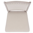 Safavieh Greyes Wood Dining Chair in Cream / Gray