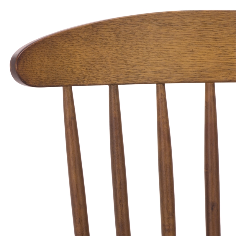 Safavieh Gregor Wood Dining Chair in Walnut