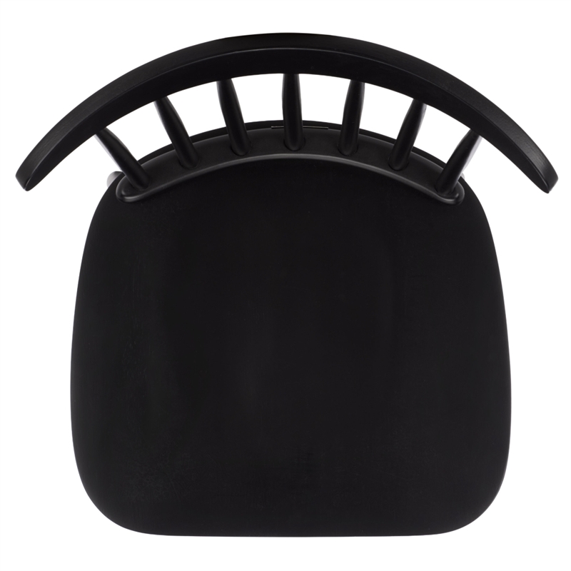 Safavieh Gregor Wood Dining Chair in Black