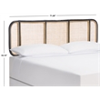 Safavieh Takuma Rattan Headboard in Black