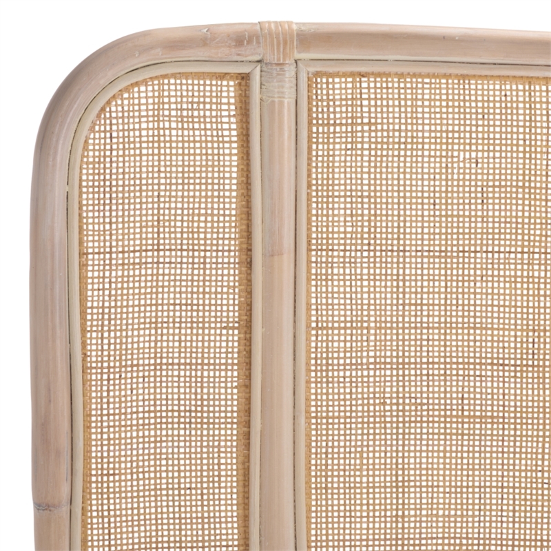 Safavieh Takuma Rattan Headboard in White