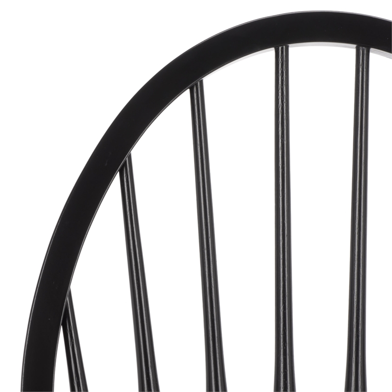Safavieh Wendall Wood Spindle Chair in Black