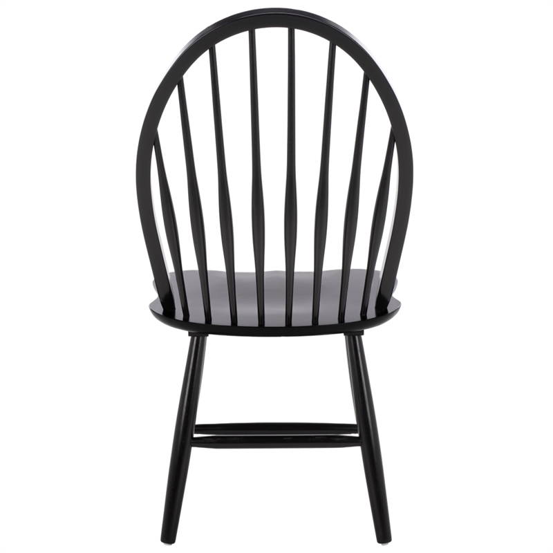 Safavieh Wendall Wood Spindle Chair in Black