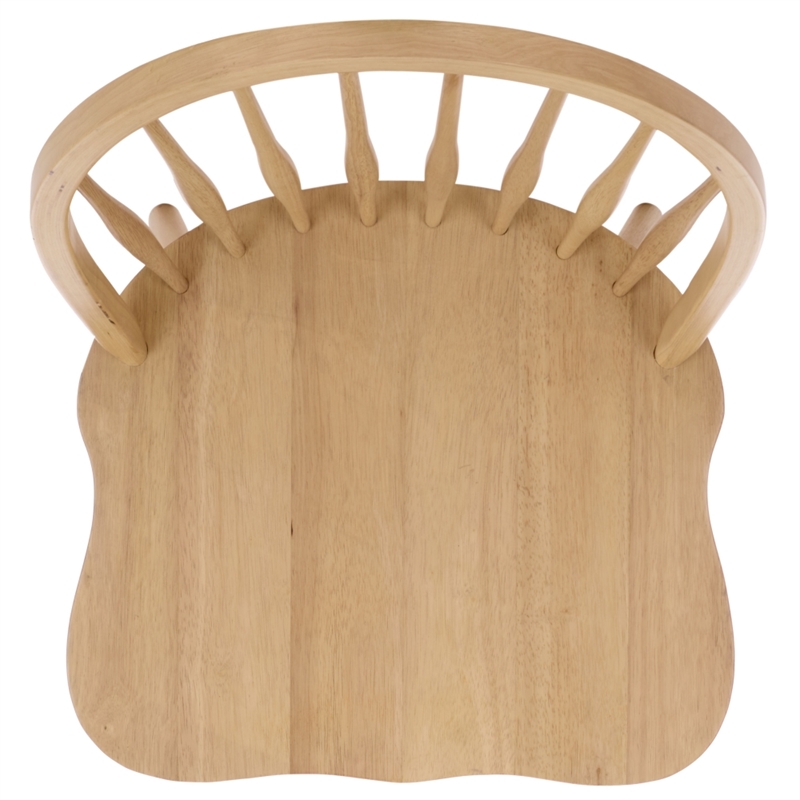 Safavieh Wendall Wood Spindle Chair in Natural