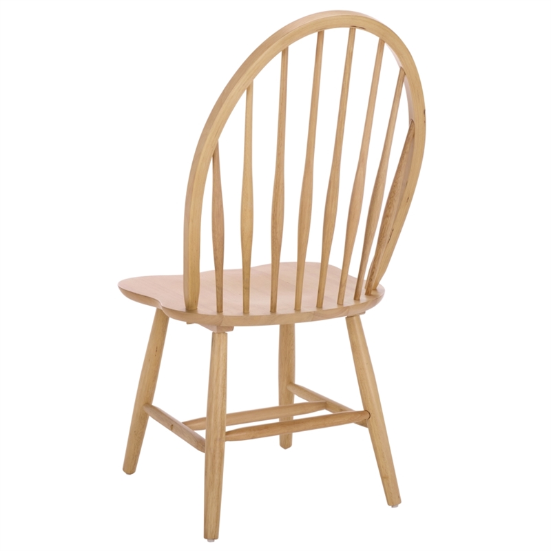 Safavieh Wendall Wood Spindle Chair in Natural