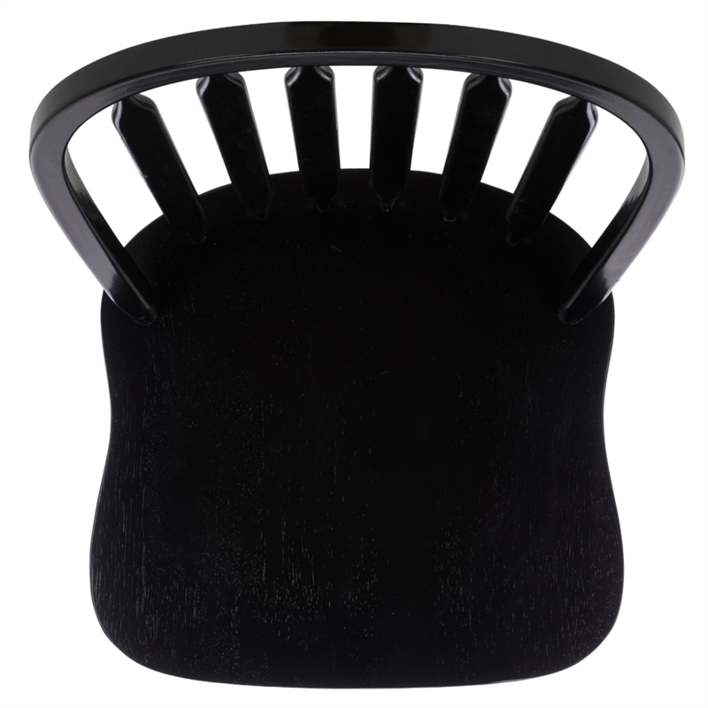 Safavieh Fazel Wood Dining Chairs in Black