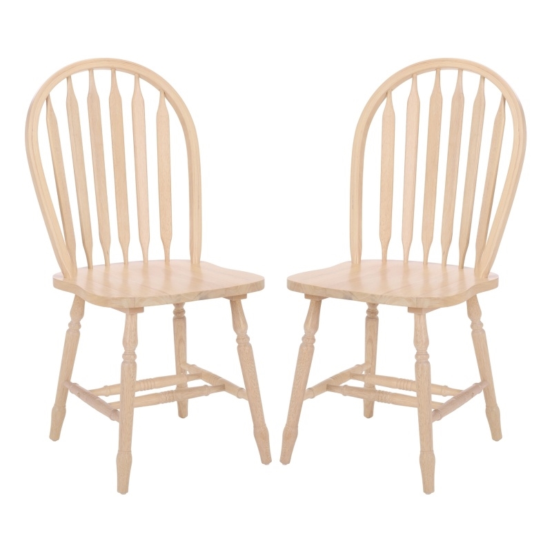 Safavieh Fazel Wood Dining Chairs in White