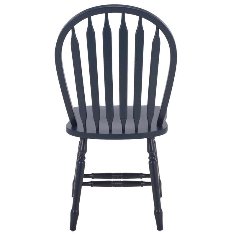 Safavieh Fazel Wood Dining Chairs in Navy