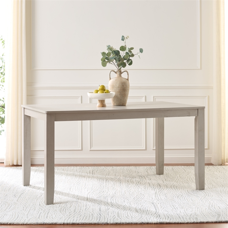 Safavieh Cereah Wood Dining Table in Gray