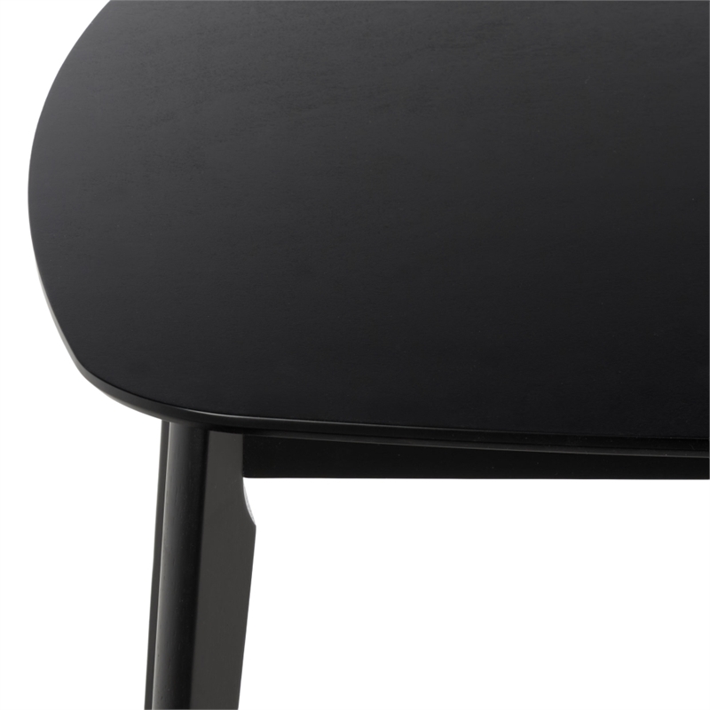 Safavieh Bolinas Wood Dining Table in Black