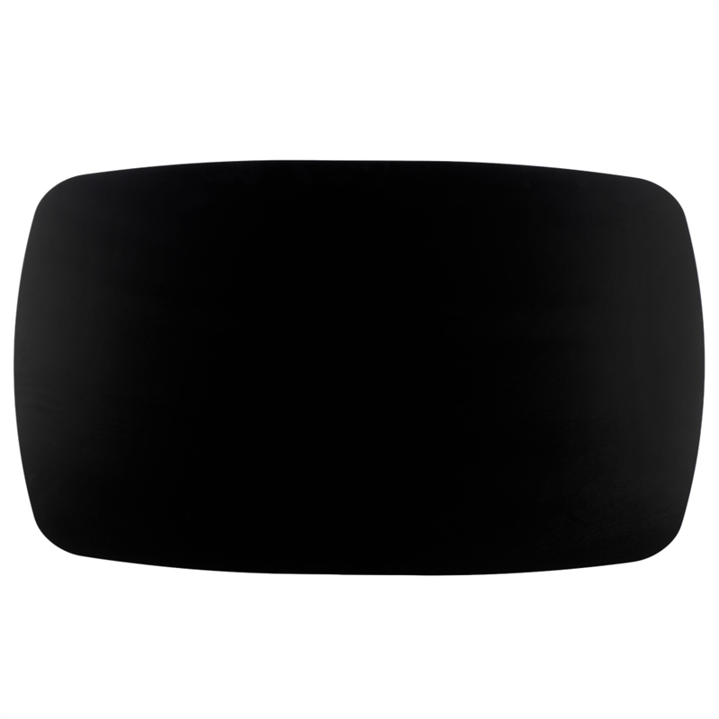 Safavieh Bolinas Wood Dining Table in Black