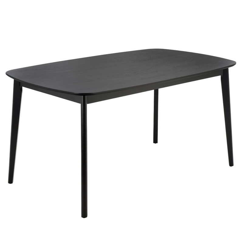Safavieh Bolinas Wood Dining Table in Black