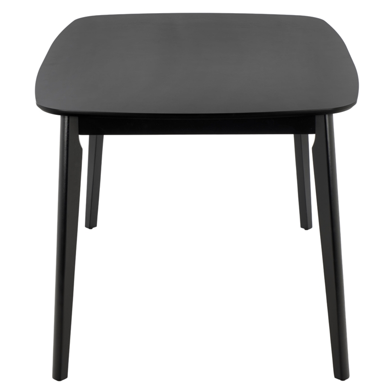 Safavieh Bolinas Wood Dining Table in Black