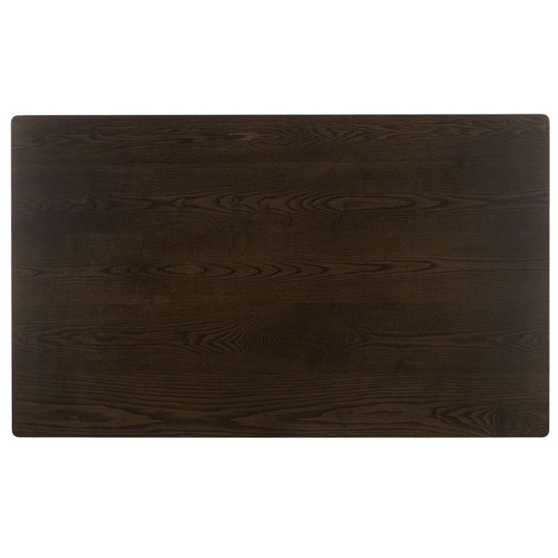 Safavieh Hildy Wood Dining Table in Ash / Brown