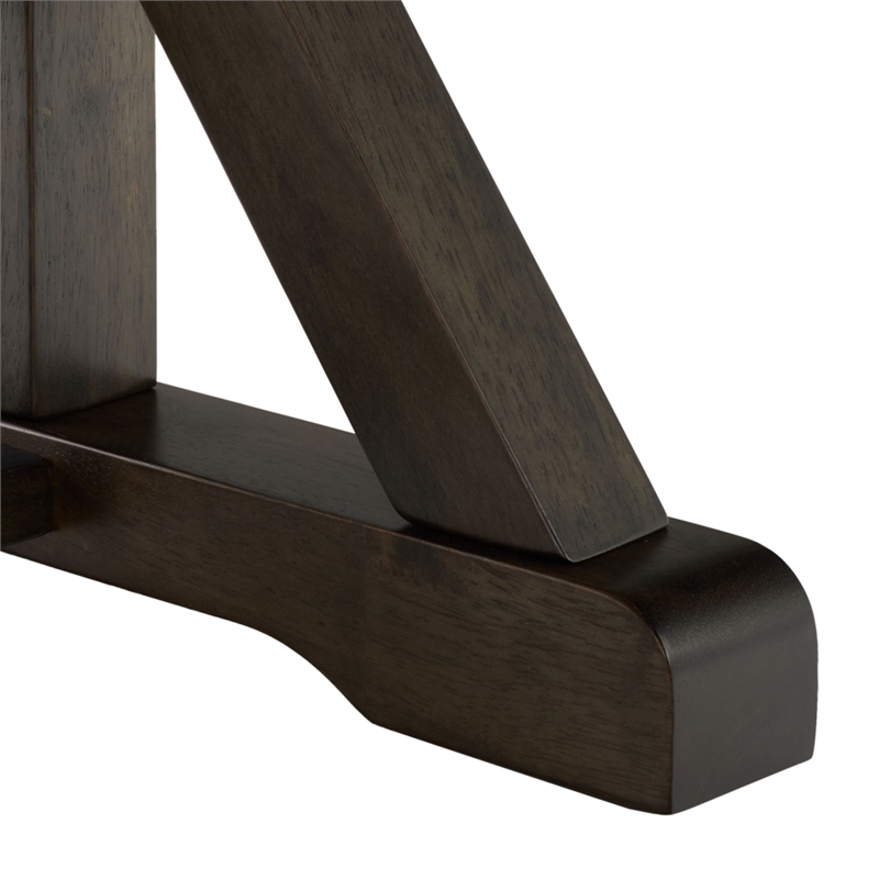 Safavieh Hildy Wood Dining Table in Ash / Brown
