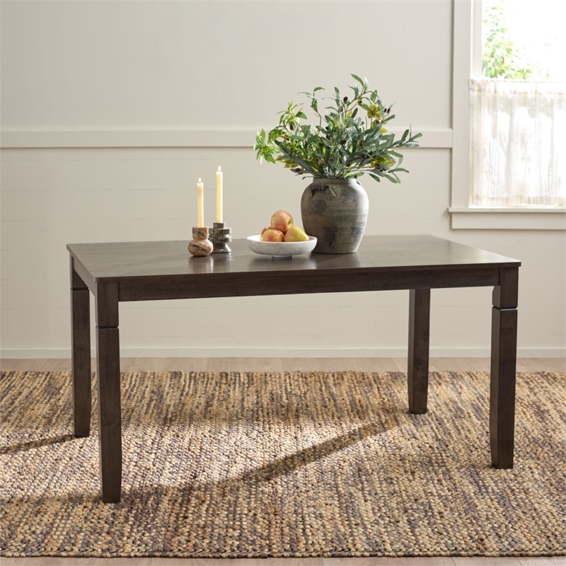 Safavieh Bartone Wood Dining Table in Ash / Brown