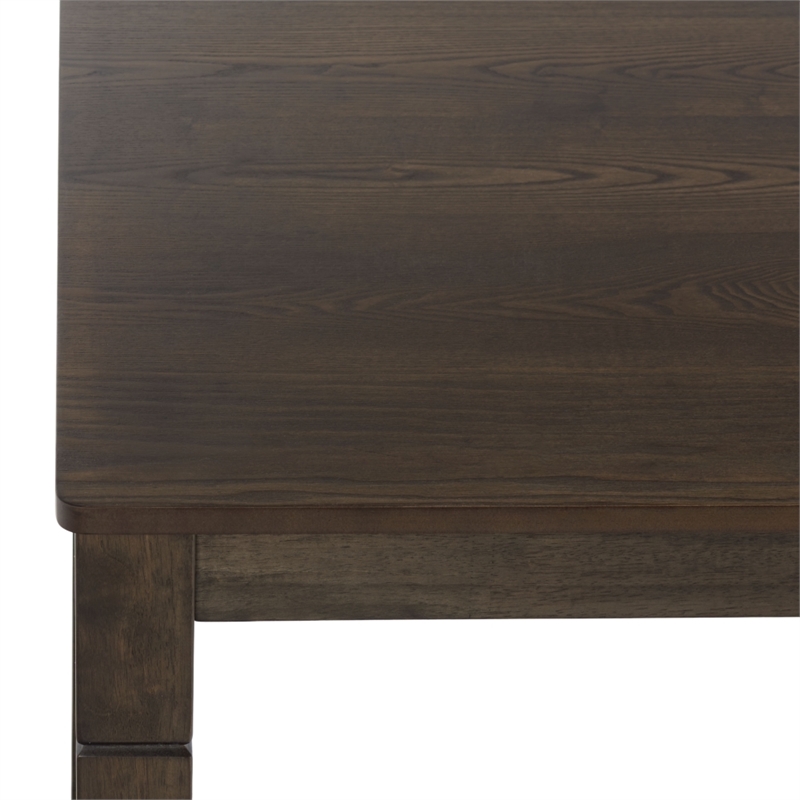 Safavieh Bartone Wood Dining Table in Ash / Brown