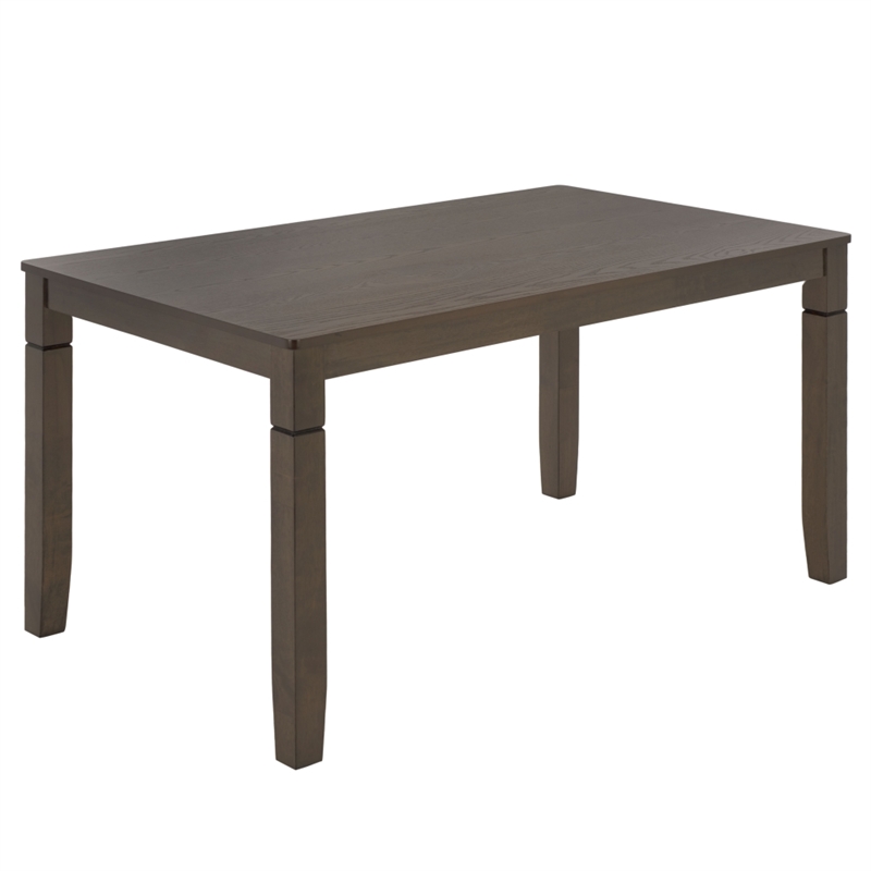 Safavieh Bartone Wood Dining Table in Ash / Brown