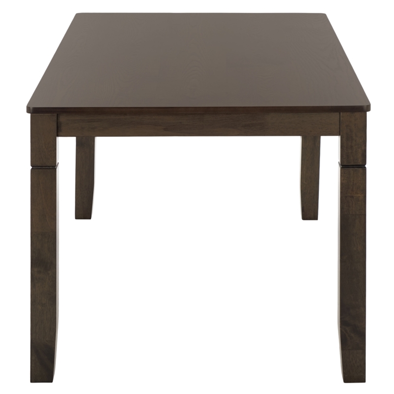 Safavieh Bartone Wood Dining Table in Ash / Brown