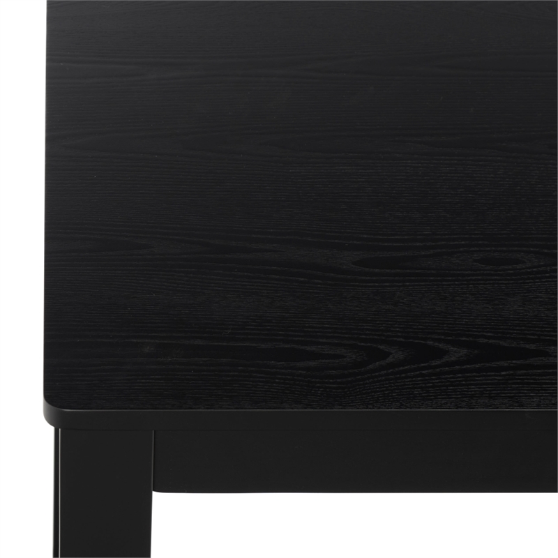 Safavieh Bartone Wood Dining Table in Black
