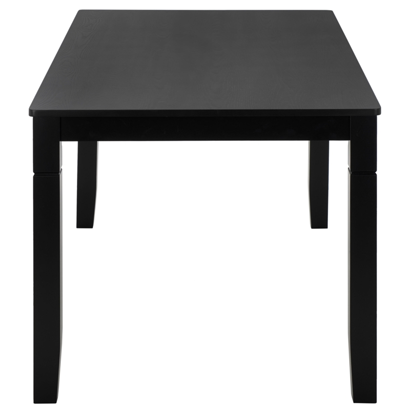 Safavieh Bartone Wood Dining Table in Black