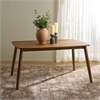 Safavieh Pelant Wood Dining Table in Walnut