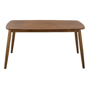Safavieh Pelant Wood Dining Table in Walnut
