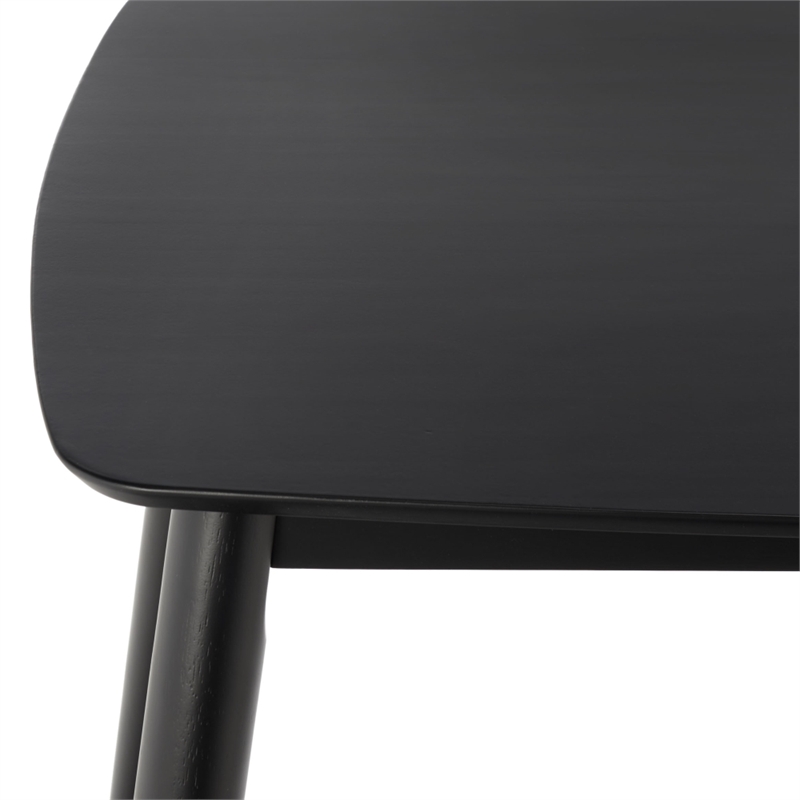 Safavieh Pelant Wood Dining Table in Black