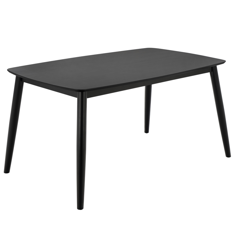 Safavieh Pelant Wood Dining Table in Black
