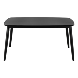 Safavieh Pelant Wood Dining Table in Black