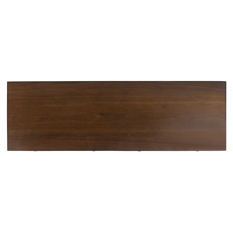 Safavieh Zack 6 Drawer Wood Dresser in Silver / Walnut