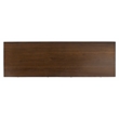 Safavieh Zack 6 Drawer Wood Dresser in Silver / Walnut