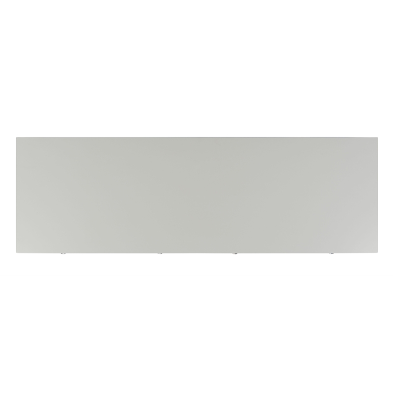 Safavieh Zack 6 Drawer Wood Dresser in Gray / Silver